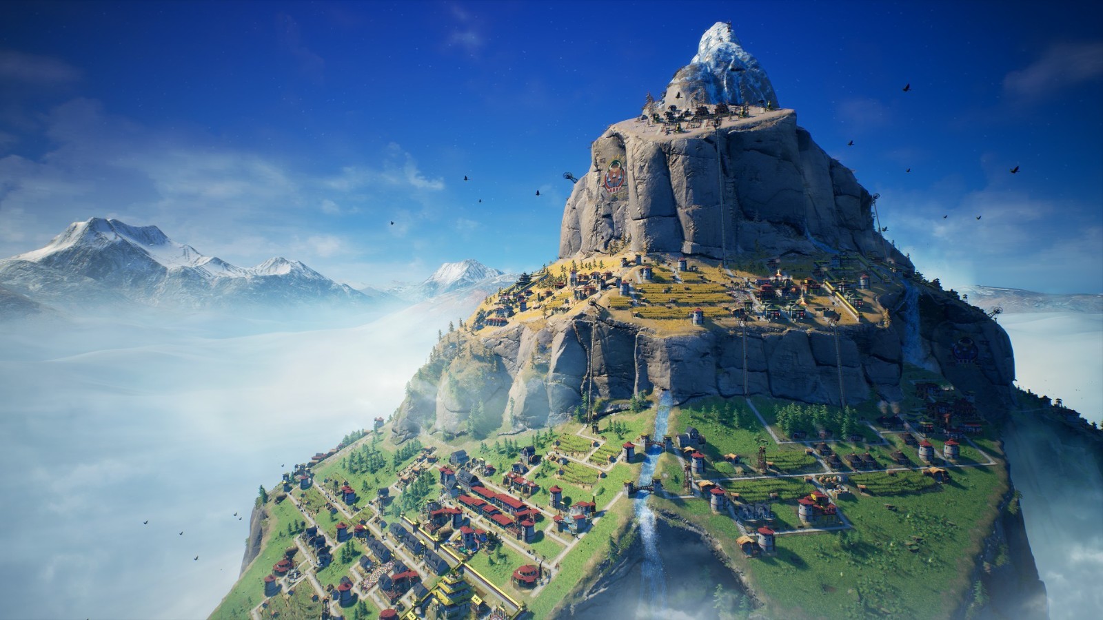 在山上盖房子！新作品《峰顶王国》在Steam上播出。