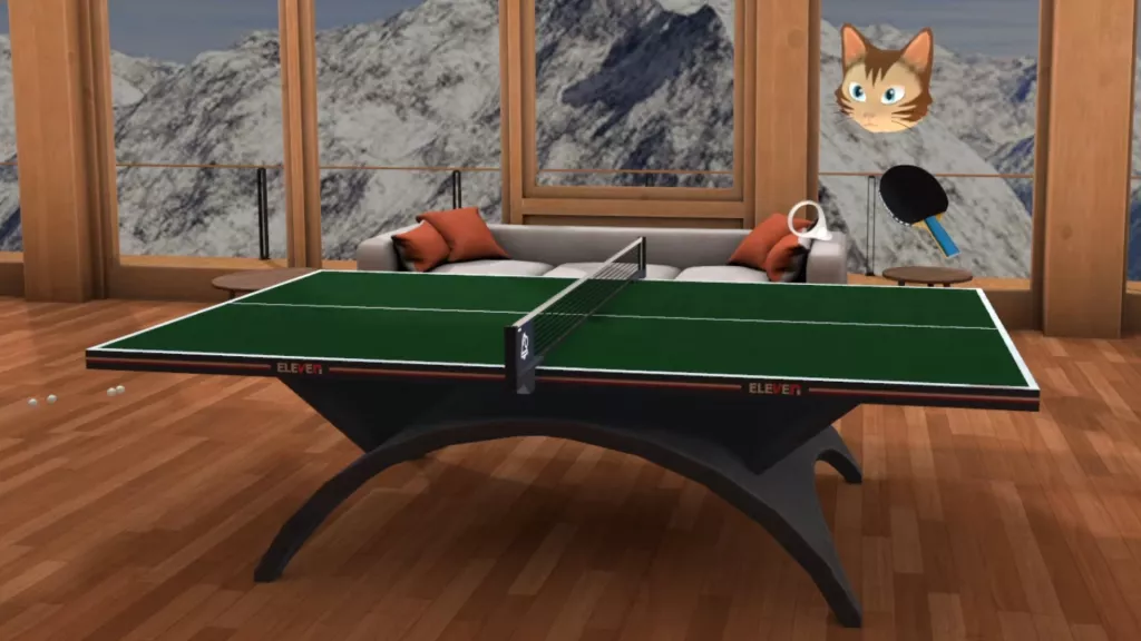传闻乒乓球模拟器《Eleven  Table  Tennis》将登陆PSVR2。