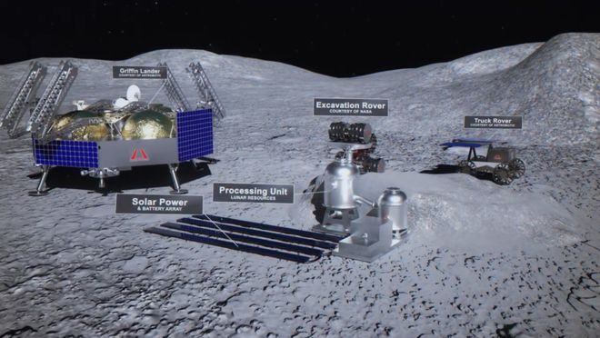 美企拟在月球冶炼金属 以解决月球电力供给问题