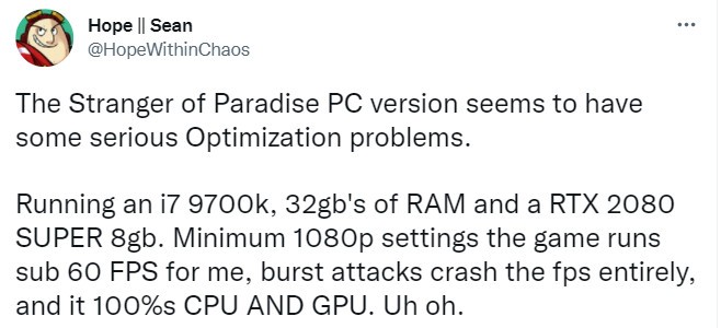 《最终幻想起源：天堂的陌生人》PC移植版翻车了