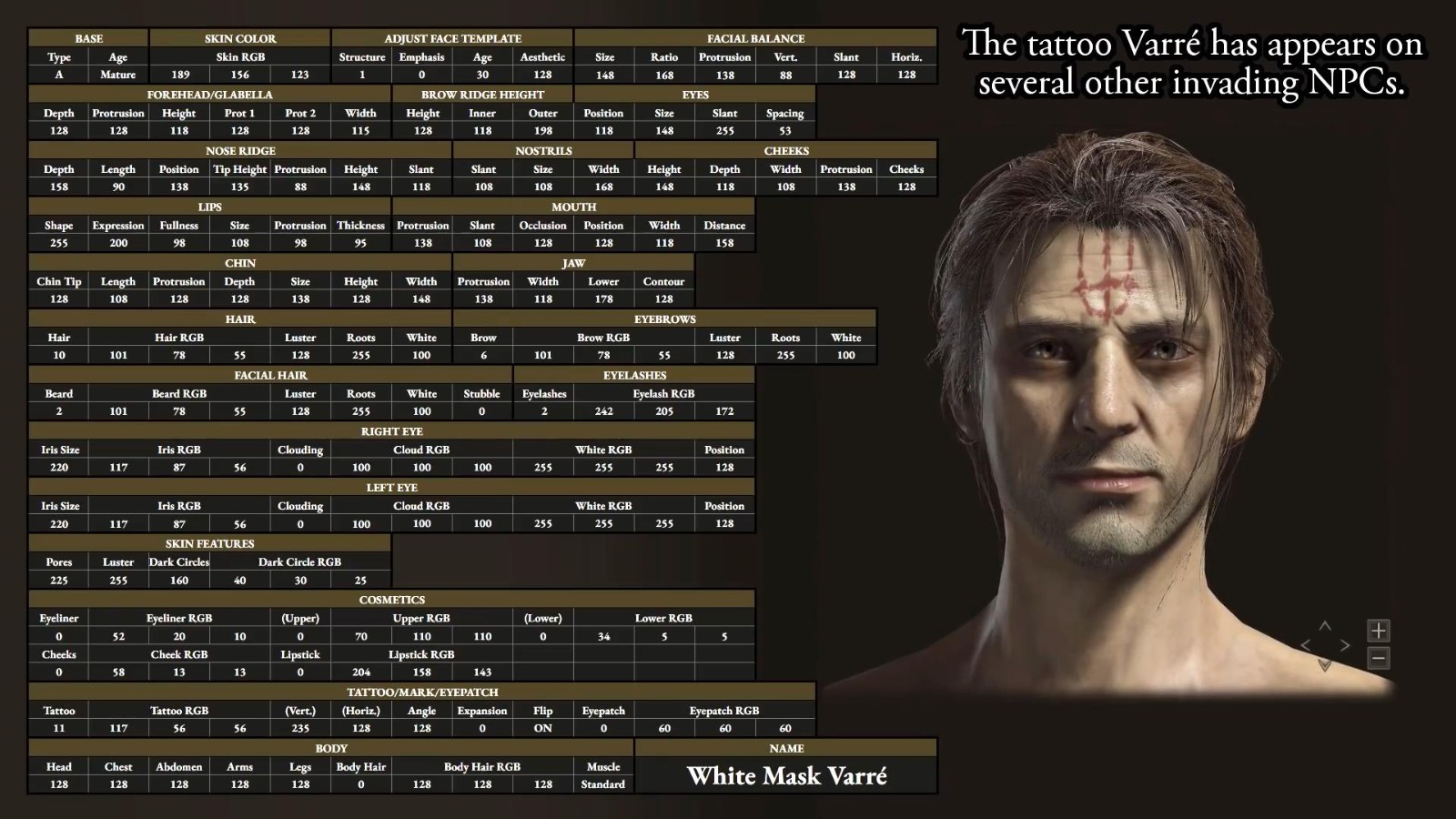 《艾尔登法环》NPC捏脸数据视频 快来捏个老婆玩