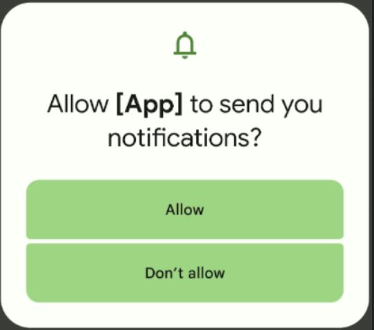 安卓13预览版 将默认询问是否允许应用发布通知