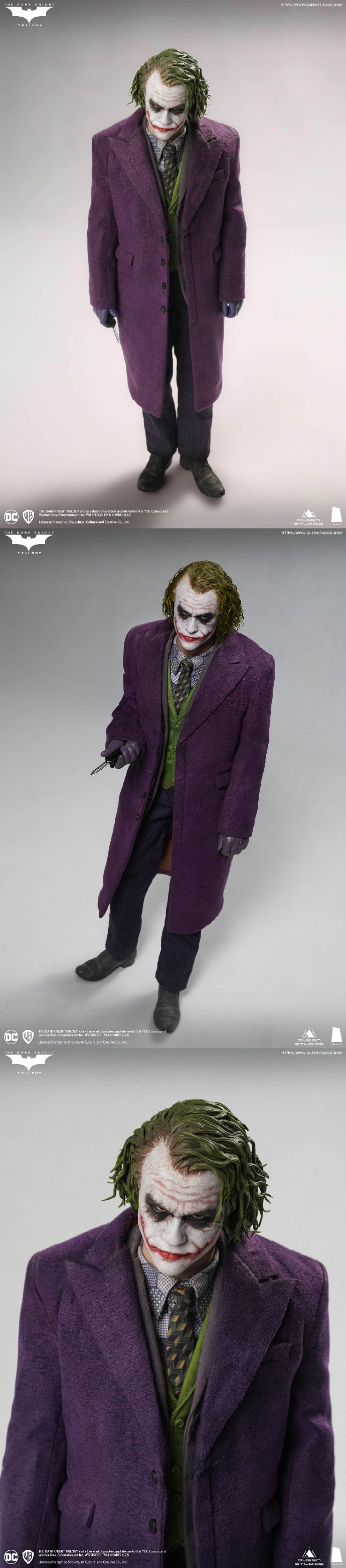 QueenStudios旗下品牌希斯莱杰“小丑” 1/6可动人偶 售价1888元起