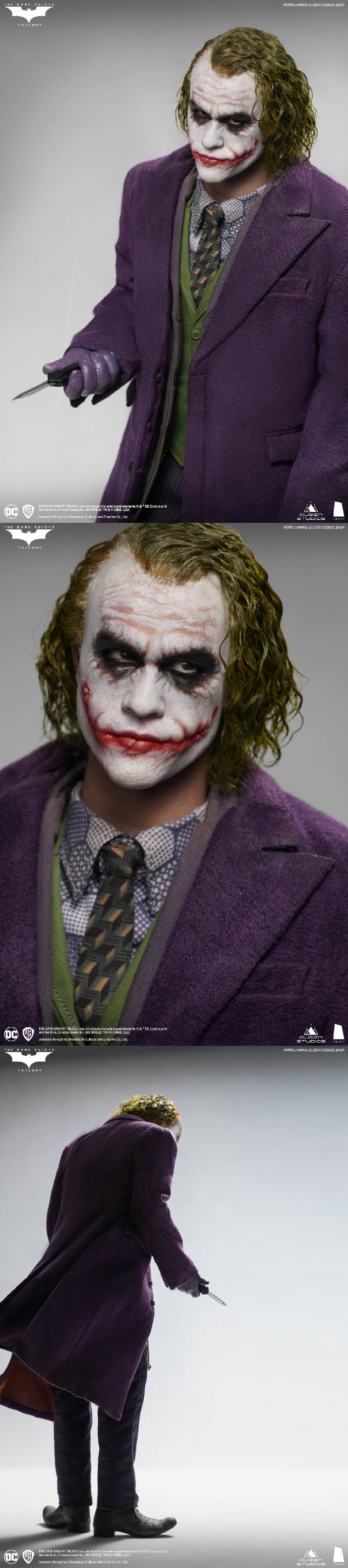 QueenStudios旗下品牌希斯莱杰“小丑” 1/6可动人偶 售价1888元起