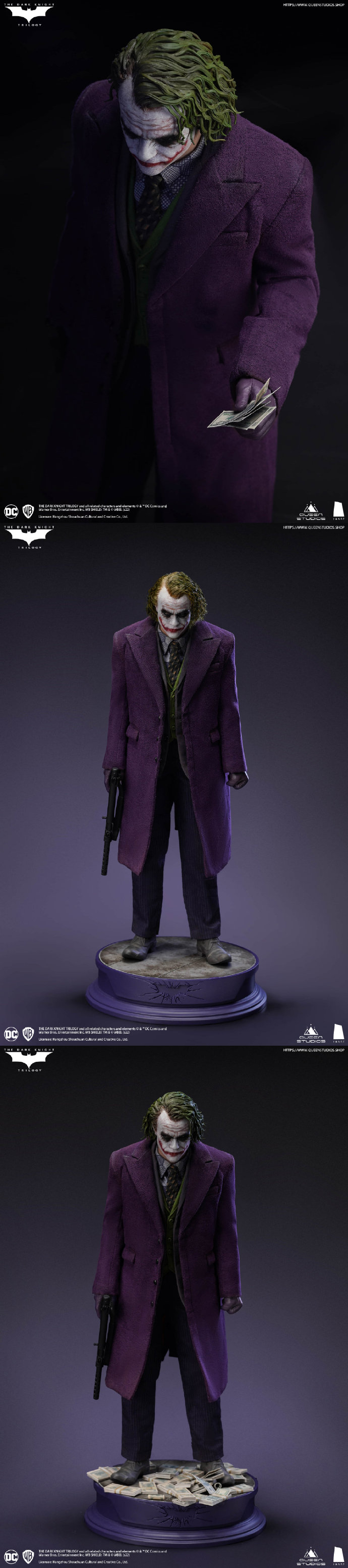 QueenStudios旗下品牌希斯莱杰“小丑” 1/6可动人偶 售价1888元起