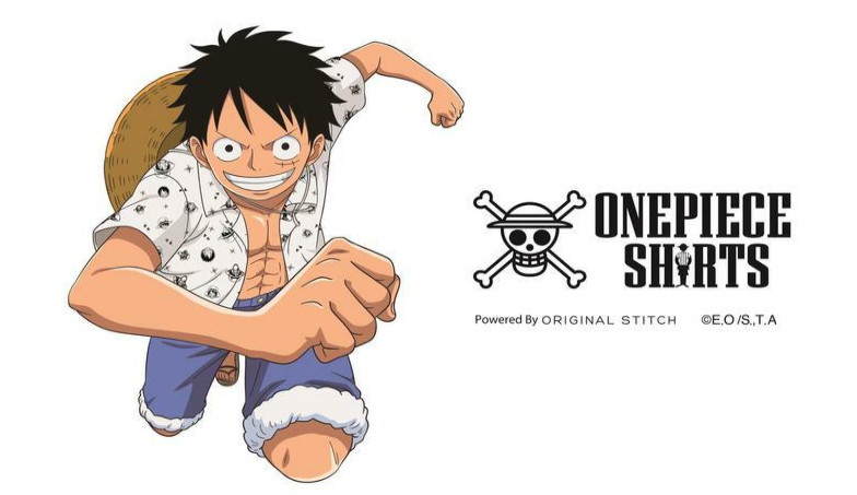 《海贼王》推史上第一次全面定制衬衫。粉丝可以自由选择图案和款式。