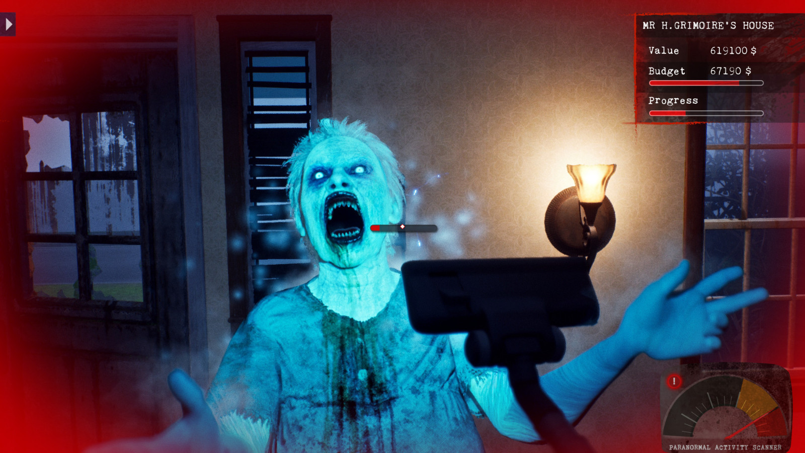 在线操作模拟游戏《鬼屋改造家》 Steam页面支持简体中文。