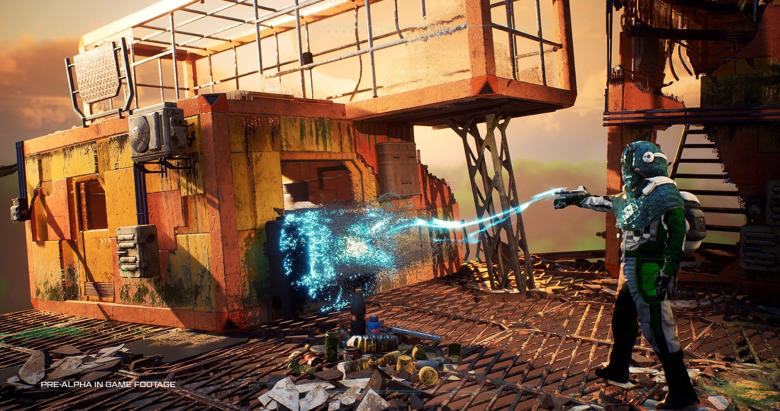 第一人称生存新作《Forever  Skies》实机宣传片