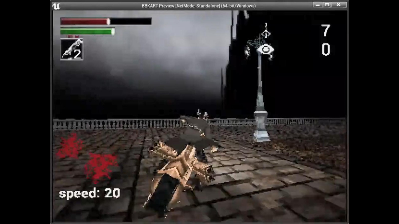 饭制《血源卡丁车》新演示 亚楠飙车打怪