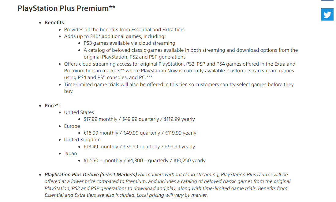 索尼公布全新PS  Plus服务 6月开始上线