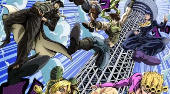 东京天空塔以《JOJO的奇妙冒险》活动庆祝10周年。