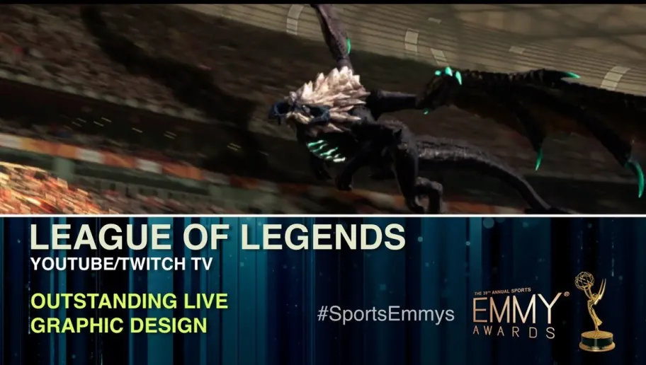 英雄联盟S11总决赛获体育艾美奖提名 “杰出电子竞技总决赛奖”