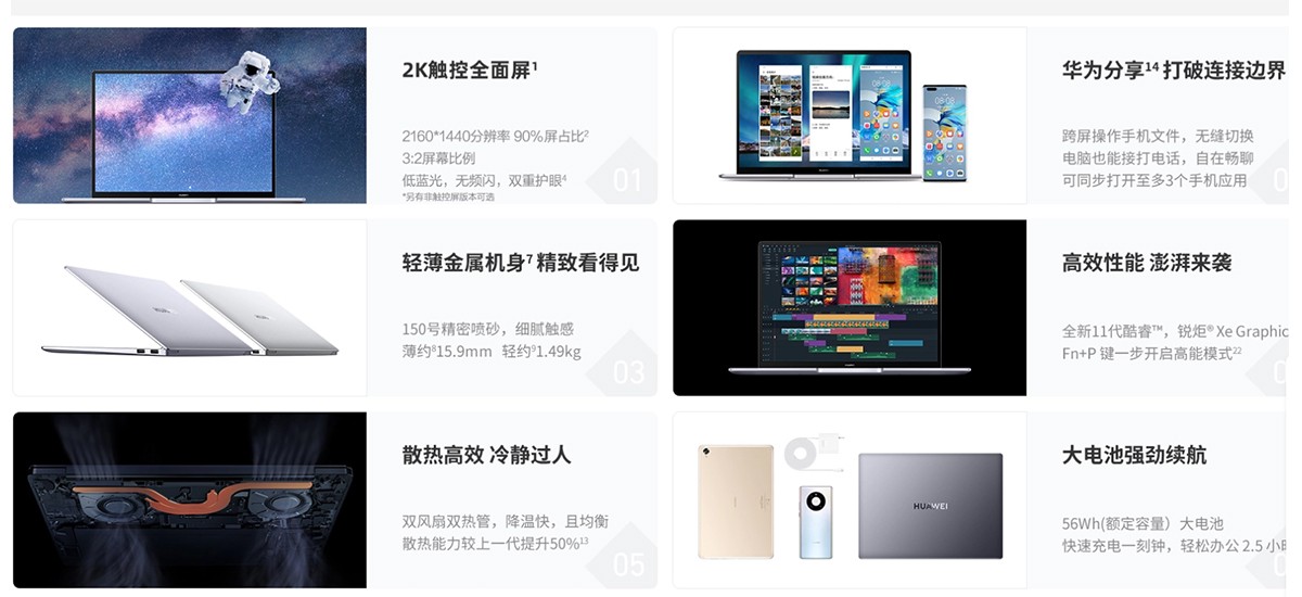 华为MateBook  14非触屏版上新 搭载i5-1135G7，到手5199元