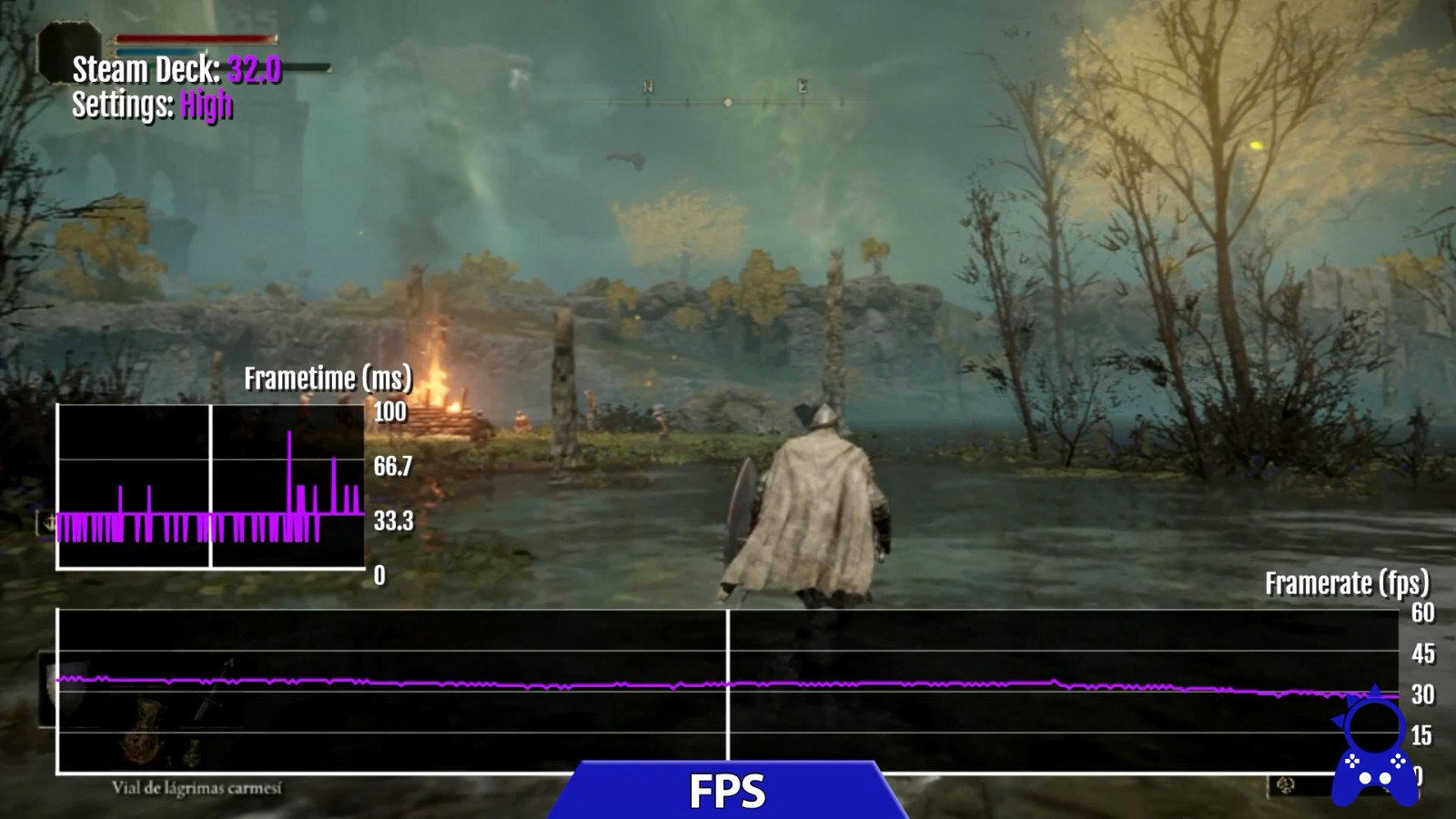 《艾尔登法环》Steam  Deck测试：掌机模式表现更加