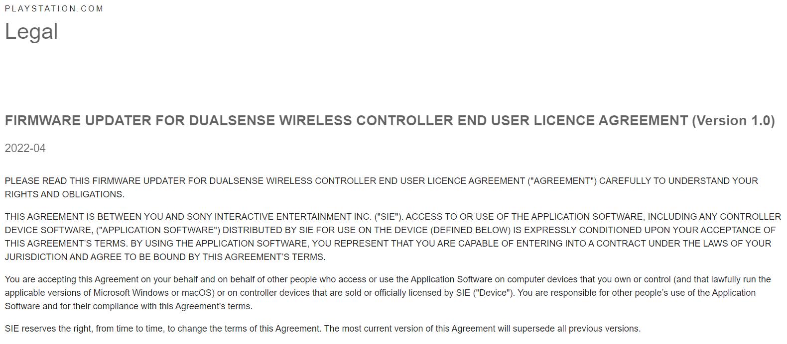 索尼或将为PS5手柄增加PC固件更新支持