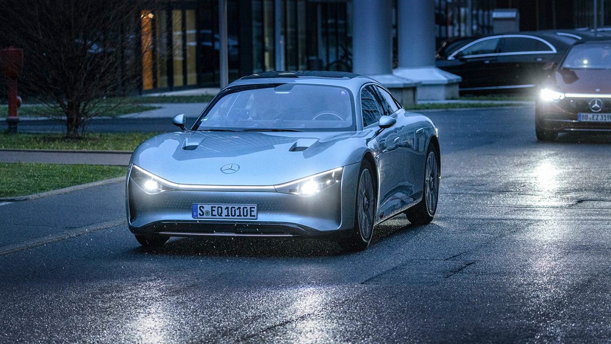 奔驰纯电动概念车Vision  EQXX：达成1000公里单次续航测试