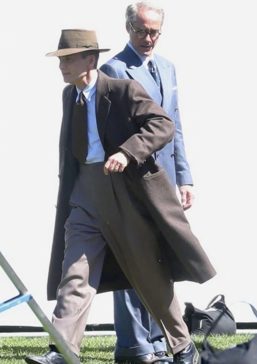 诺兰新片《奥本海默》片场照 马特达蒙、小罗伯特唐尼亮相