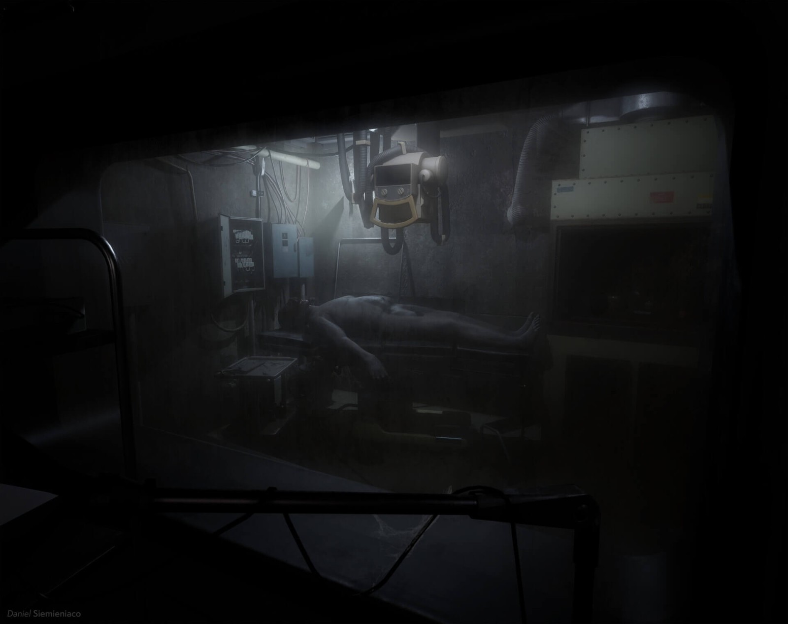 设计师自制虚幻引擎4版《生化危机4》实验室场景