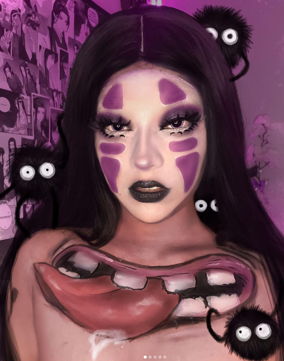 海外粉丝展示吉卜力主题美妆 独特美感别有特色