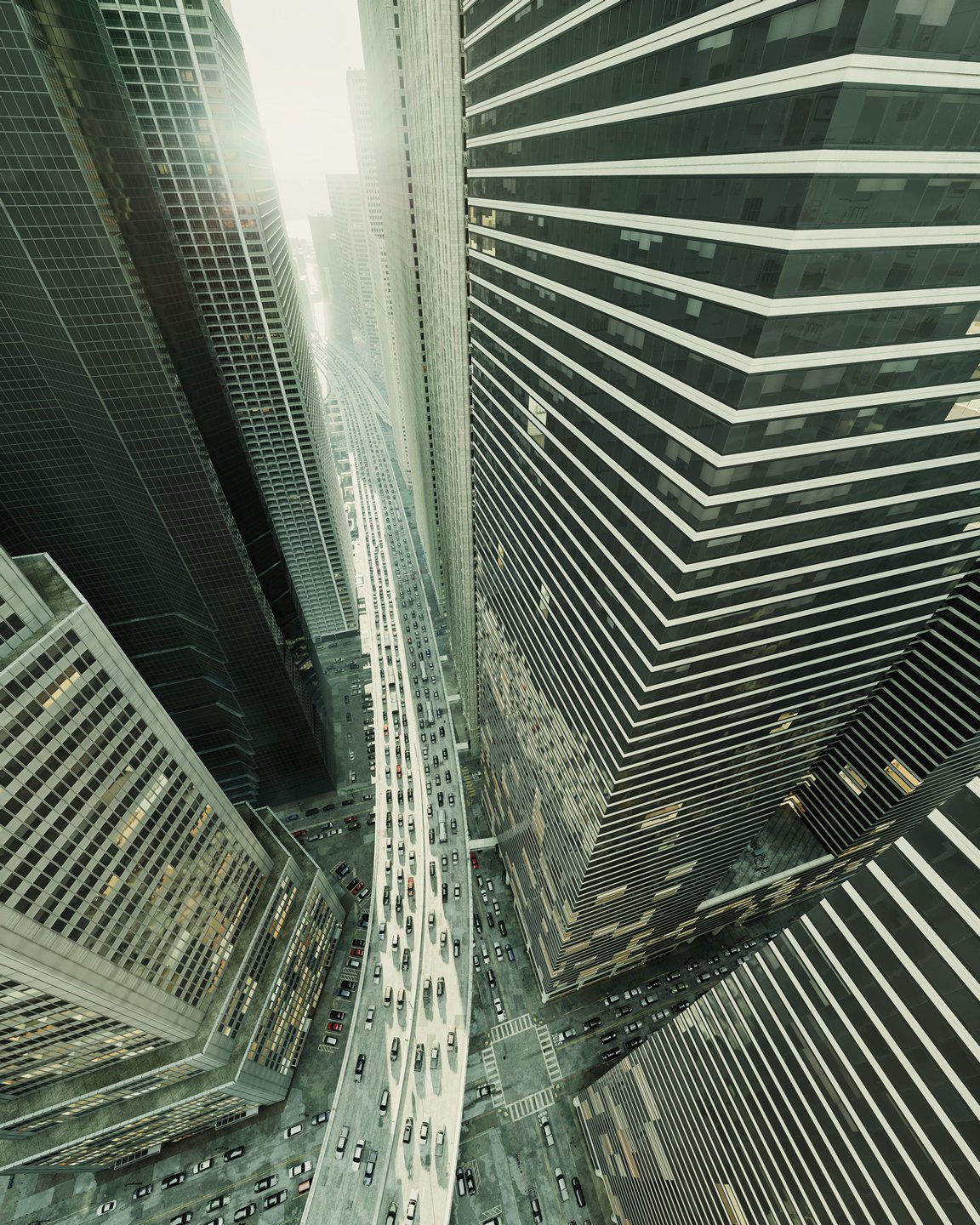 《黑客帝国：觉醒》 PC版展览：交通高峰期的艺术摄影