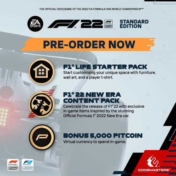 《F1 2022》Steam  248元 支持简中和中文配音、PC配置公开