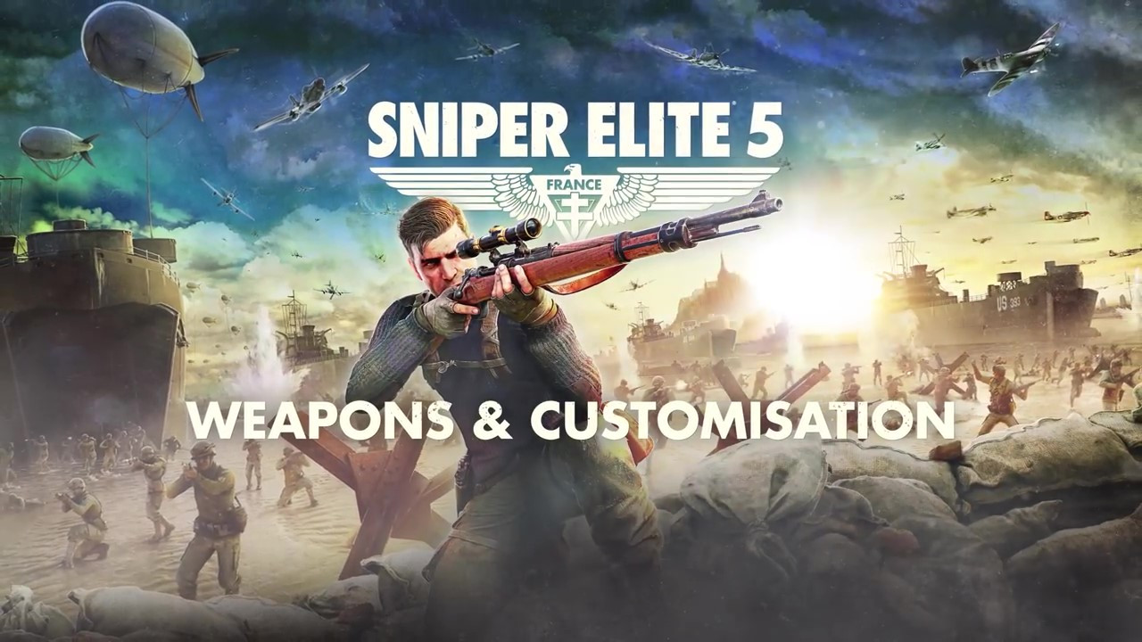 高能电玩节：《狙击精英5》发布新的真机演示视频。