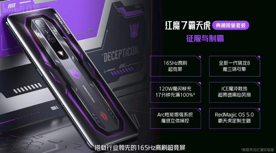 红魔7擎天柱霸天虎定制版亮相 极具收藏价值