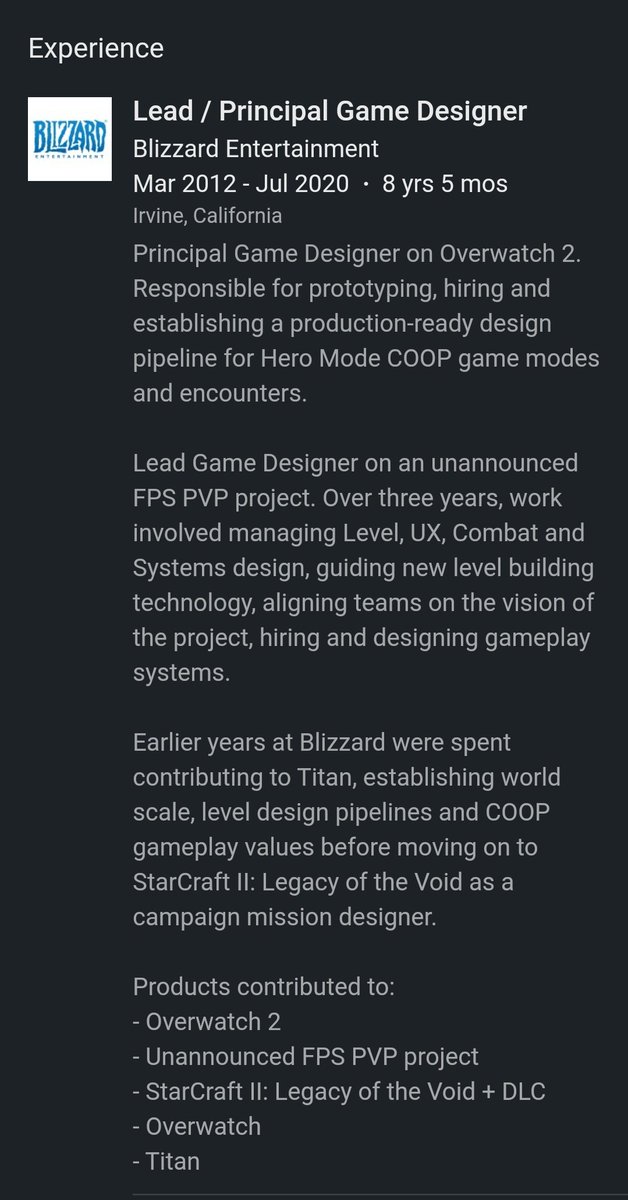 暴雪正开发一个未公布的PvP  FPS<a href=