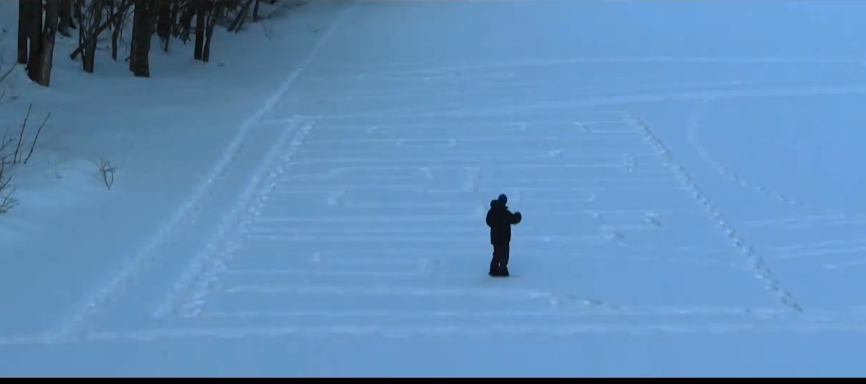 漫画名作《黄金神威》完结纪念宣传片 巨大雪地画亮相