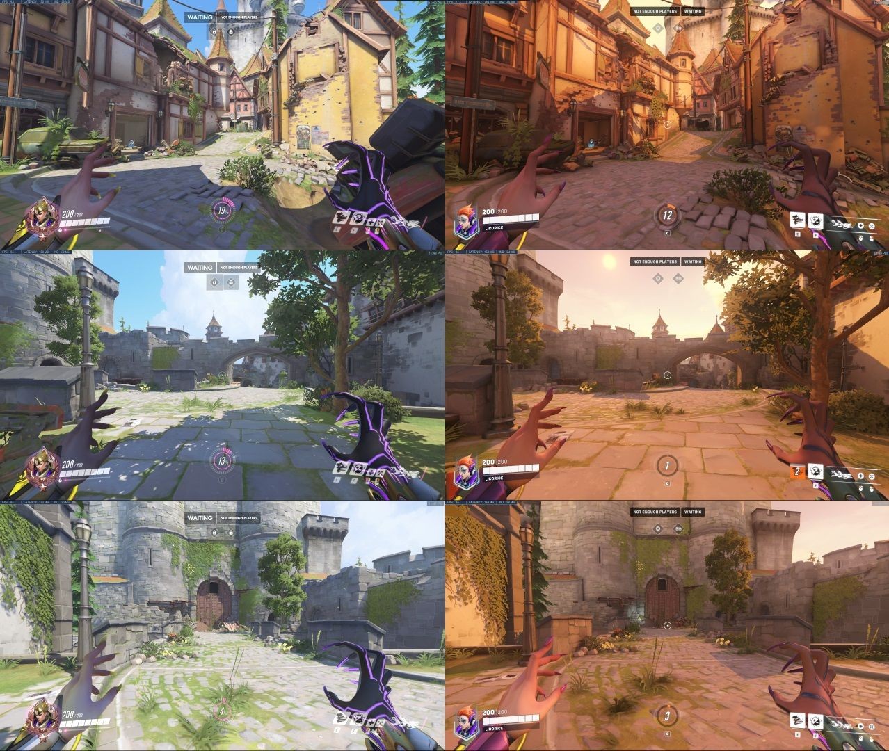 《守望先锋1》和《守望先锋2》地图对比 地图时间有变化