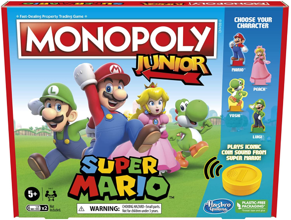 孩之宝与任天堂合作推出马里奥主题版《大富翁》。