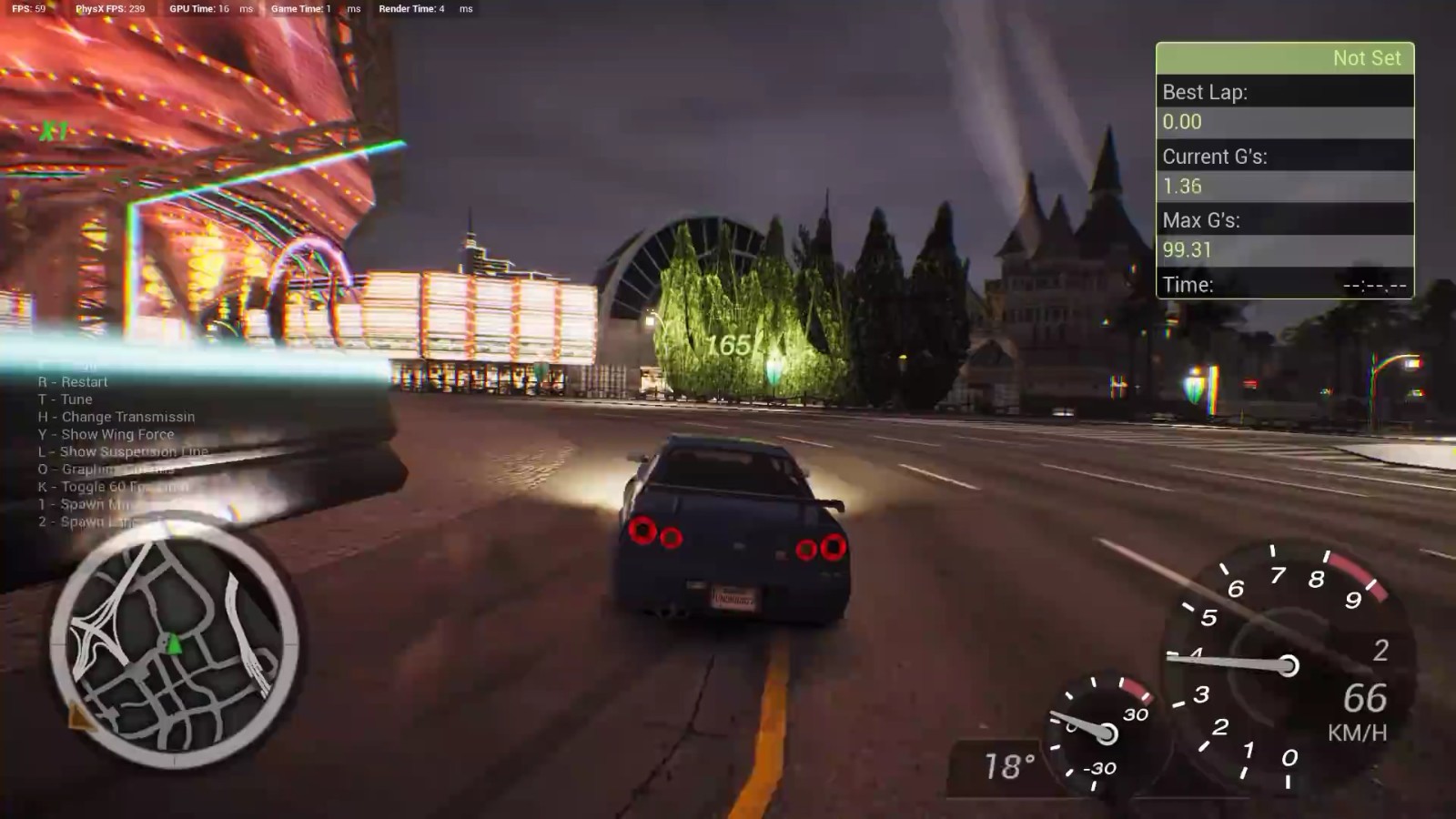 粉丝用虚幻4重制《极品飞车：地下狂飙2》 演示放出