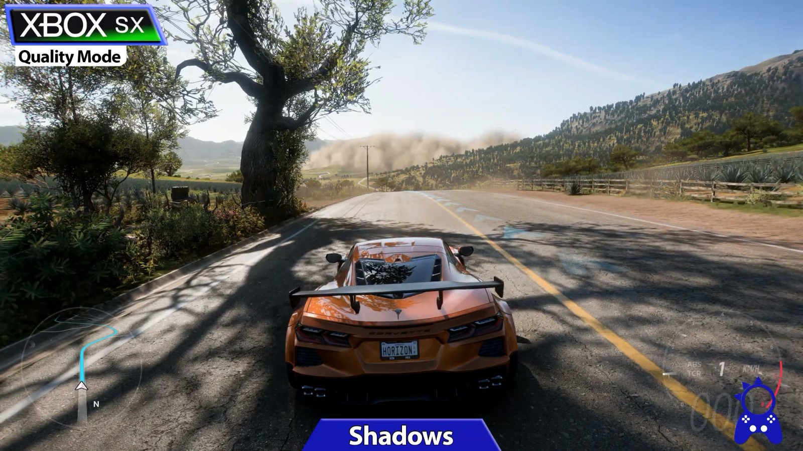 《极限竞速：地平线5》Steam  Deck和Xbox版画面对比