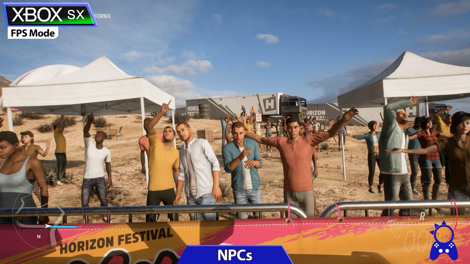 《极限竞速：地平线5》Steam  Deck和Xbox版画面对比