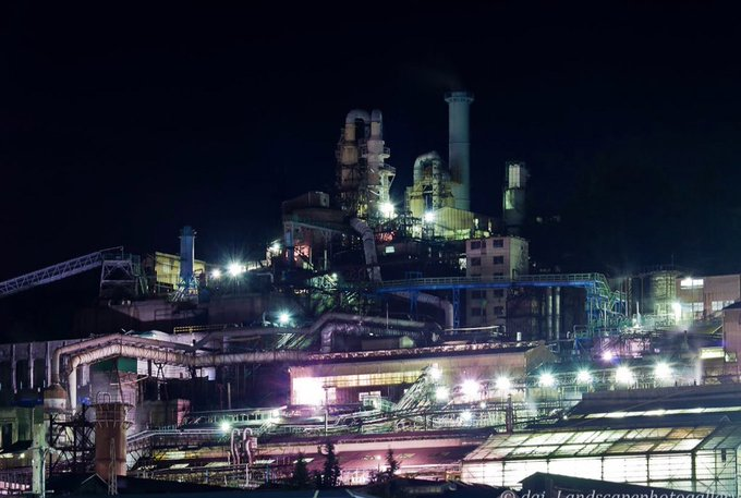 因夜景神似《FF7》城市米德加 群马一金属冶炼厂走红