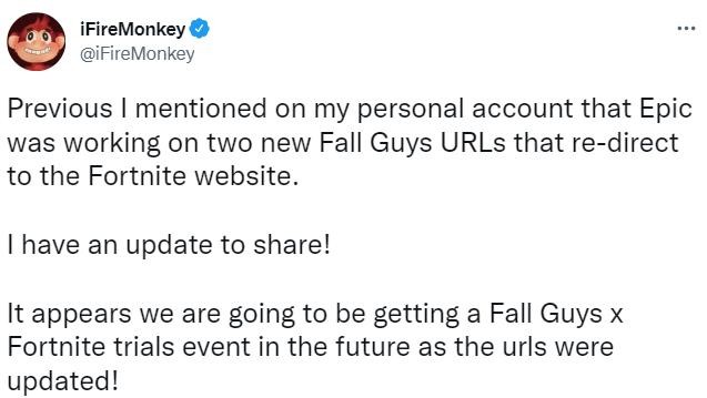 “联动狂魔”之间的联动 《堡垒之夜》或将联动《糖豆人》