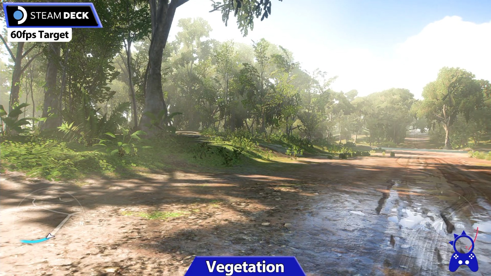 《极限竞速：地平线5》Steam  Deck和Xbox版画面对比