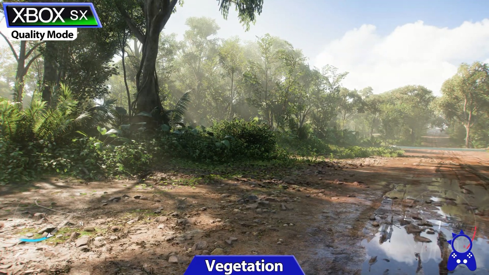 《极限竞速：地平线5》Steam  Deck和Xbox版画面对比