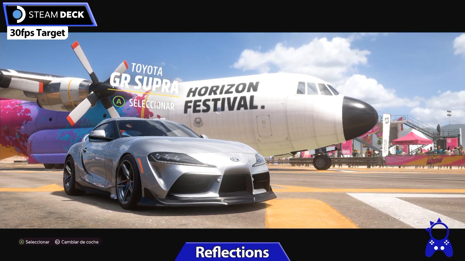 《极限竞速：地平线5》Steam  Deck和Xbox版画面对比