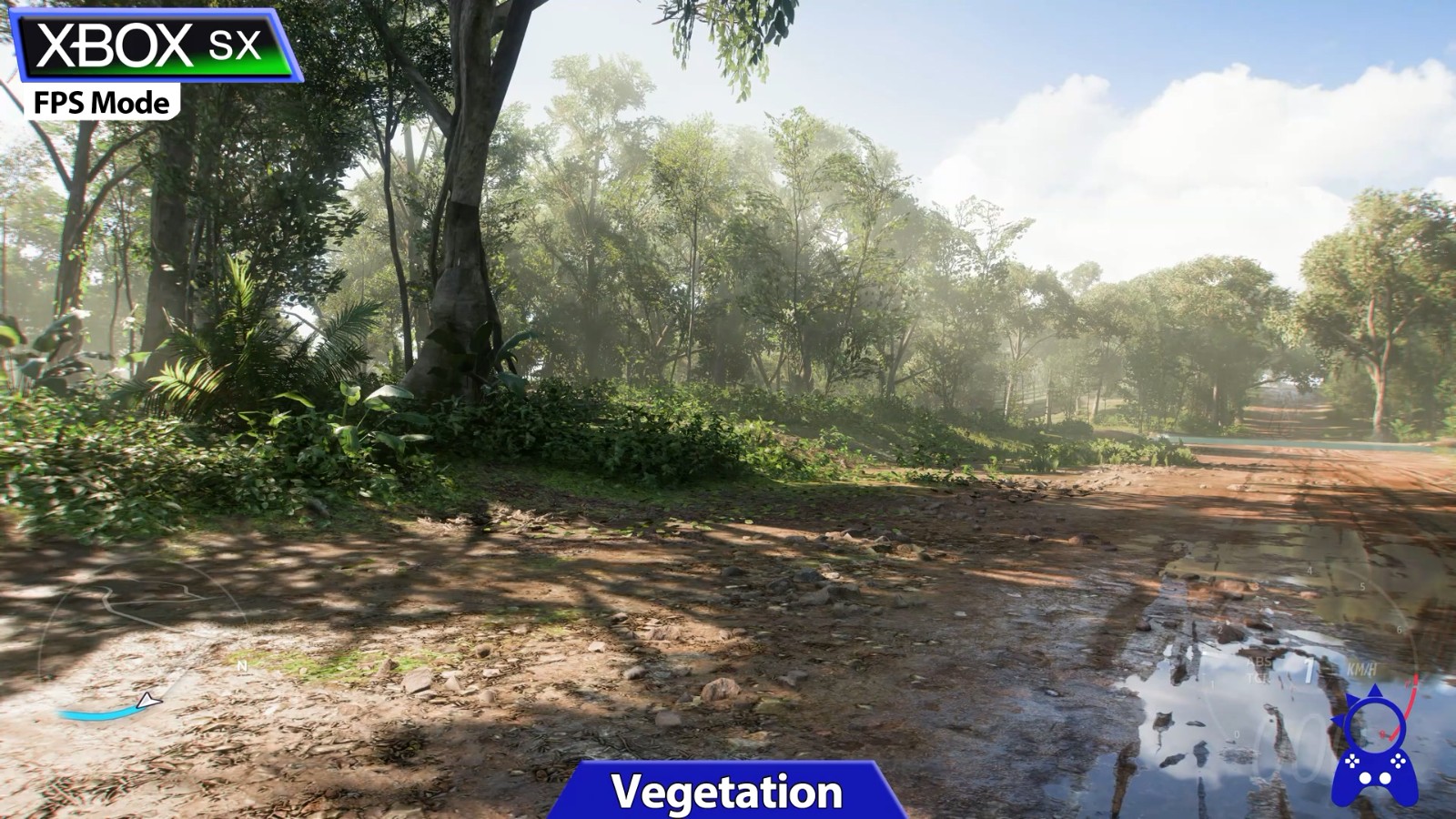 《极限竞速：地平线5》Steam  Deck和Xbox版画面对比