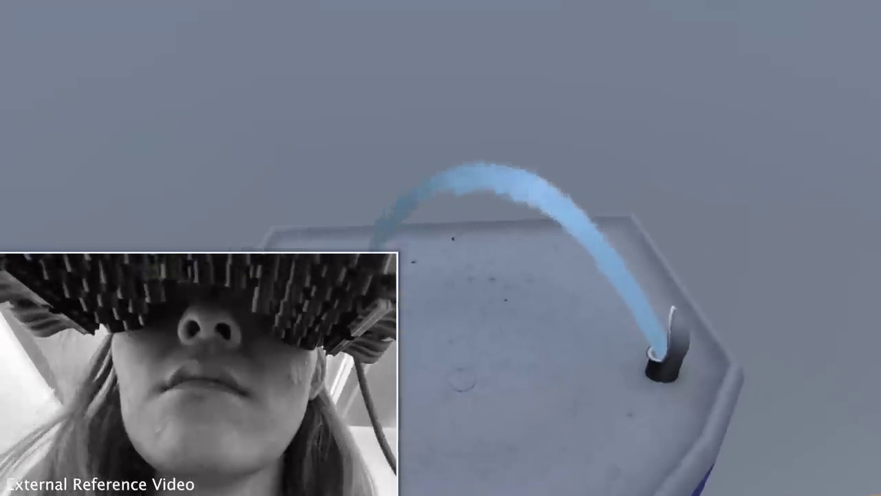 嘴部VR设备官方演示 超声波模拟各种触感