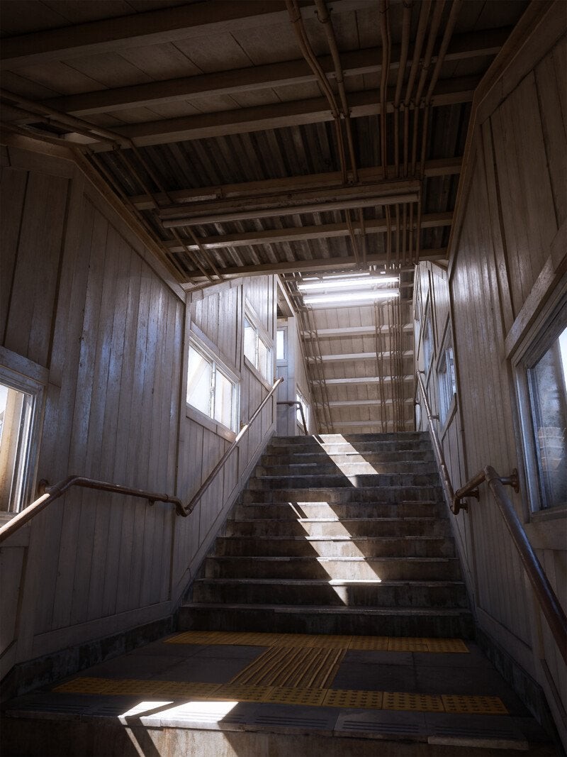 虚幻5引擎打造日本富山县火车站 几乎能以假乱真