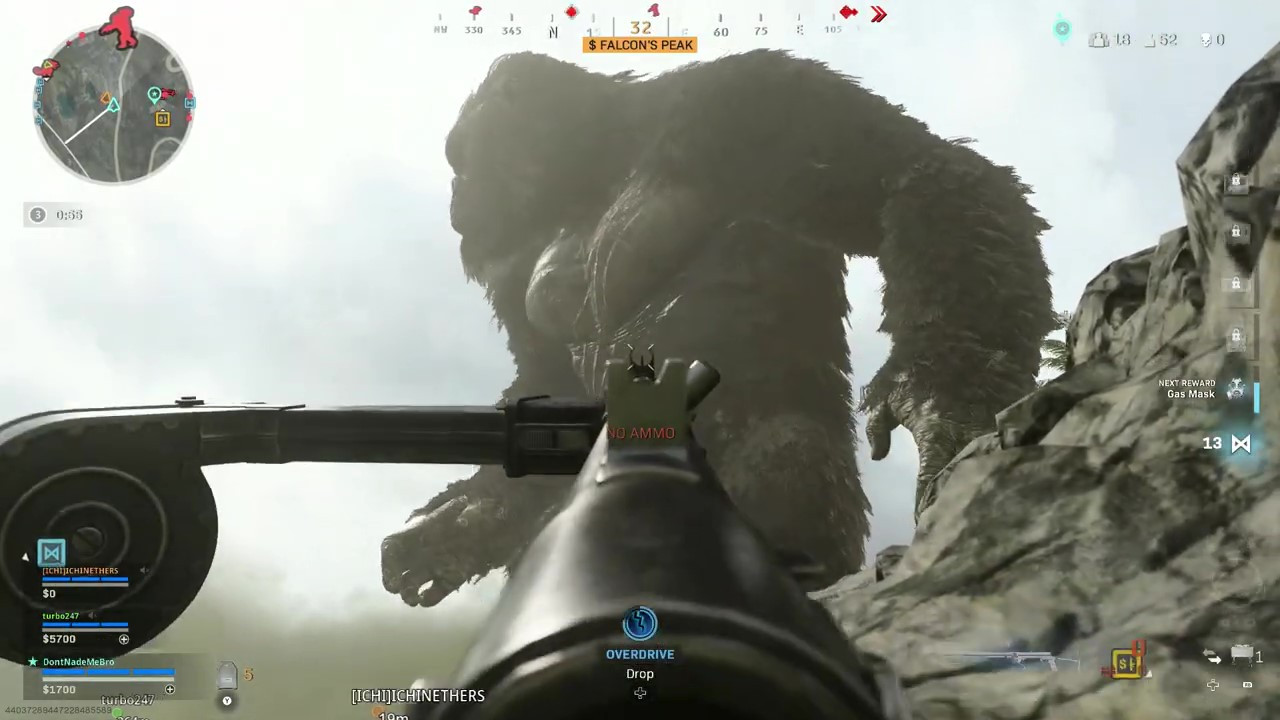 疯狂刮痧 《使命召唤：战区》帝王行动实机