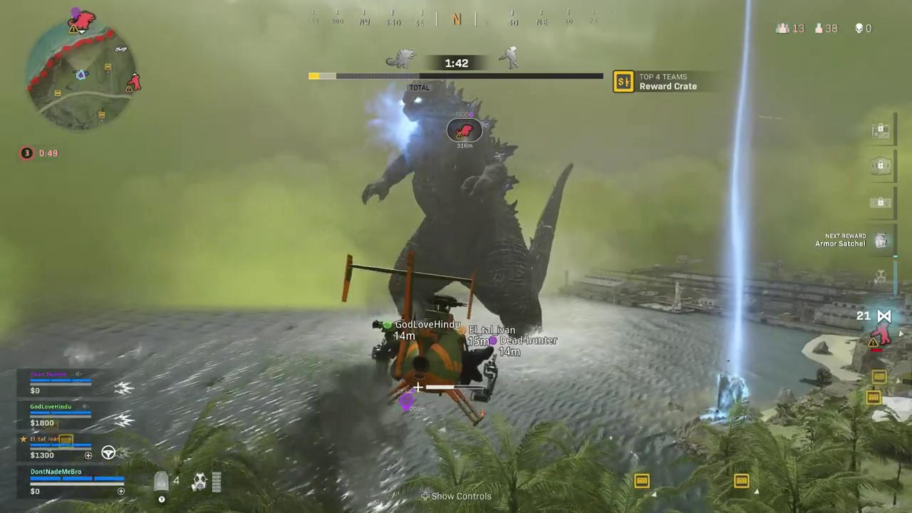 疯狂刮痧 《使命召唤：战区》帝王行动实机