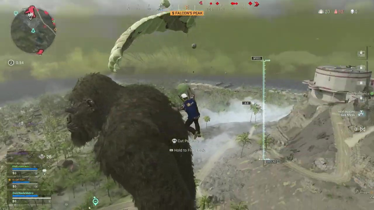 疯狂刮痧 《使命召唤：战区》帝王行动实机