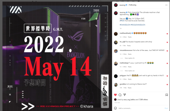 5.14神秘聚会预告！华硕EVA联名机密大公开