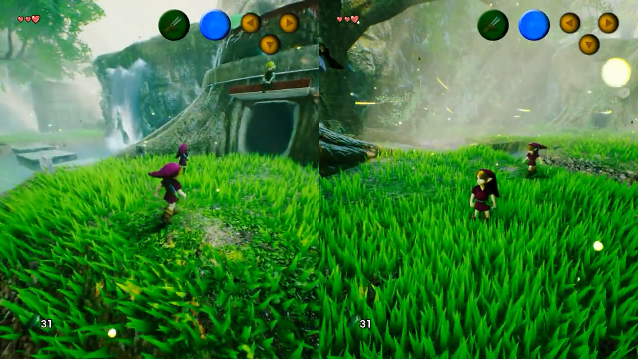 虚幻4重制《塞尔达：时之笛》 还加入合作模式