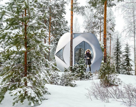 酷似迷你太空舱 日厂3D打印10平米房子8月开卖