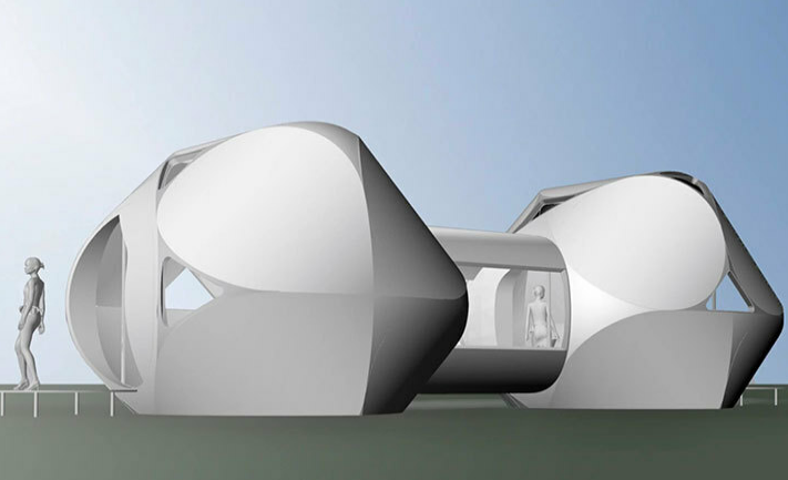 酷似迷你太空舱 日厂3D打印10平米房子8月开卖