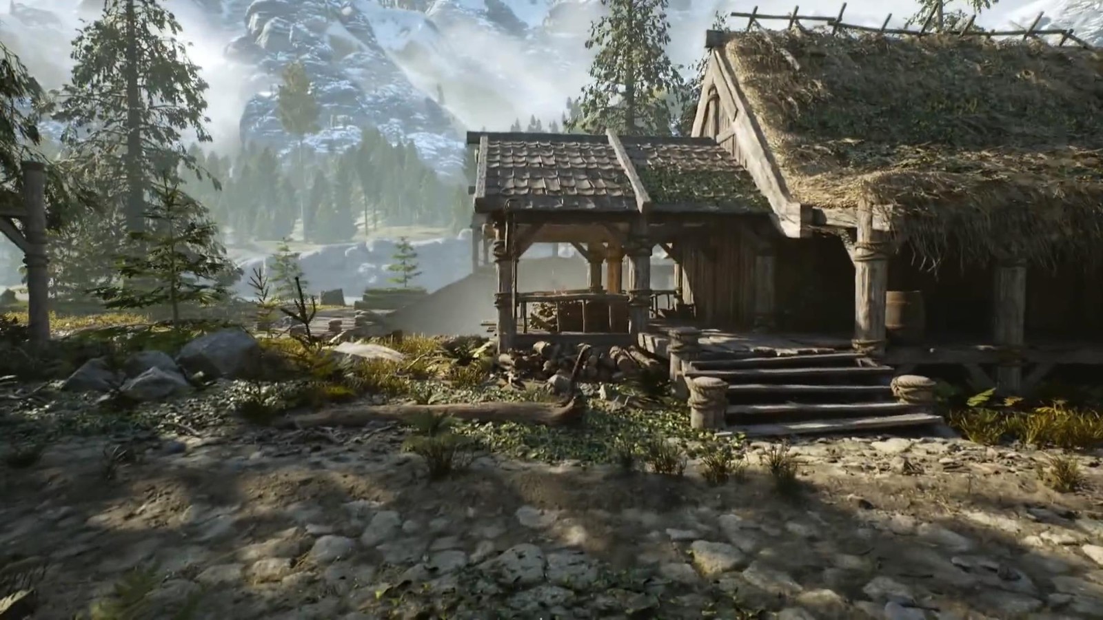 虚幻5打造《上古卷轴5》绝美溪木镇 遗憾没鸡神